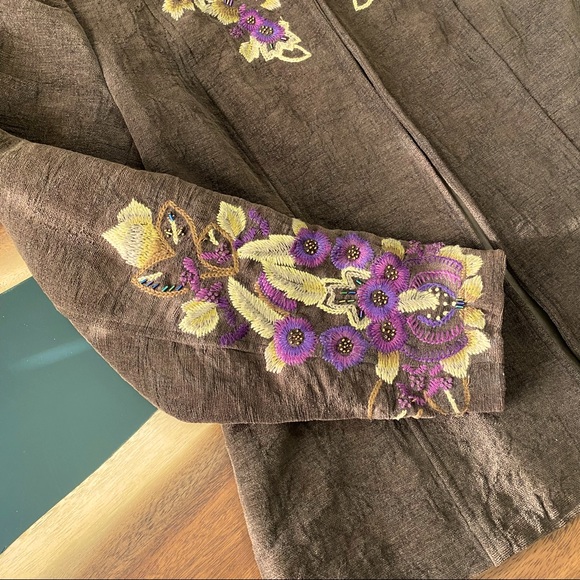 Coldwater Creek Embroidered Jacket - Picture 12 of 12